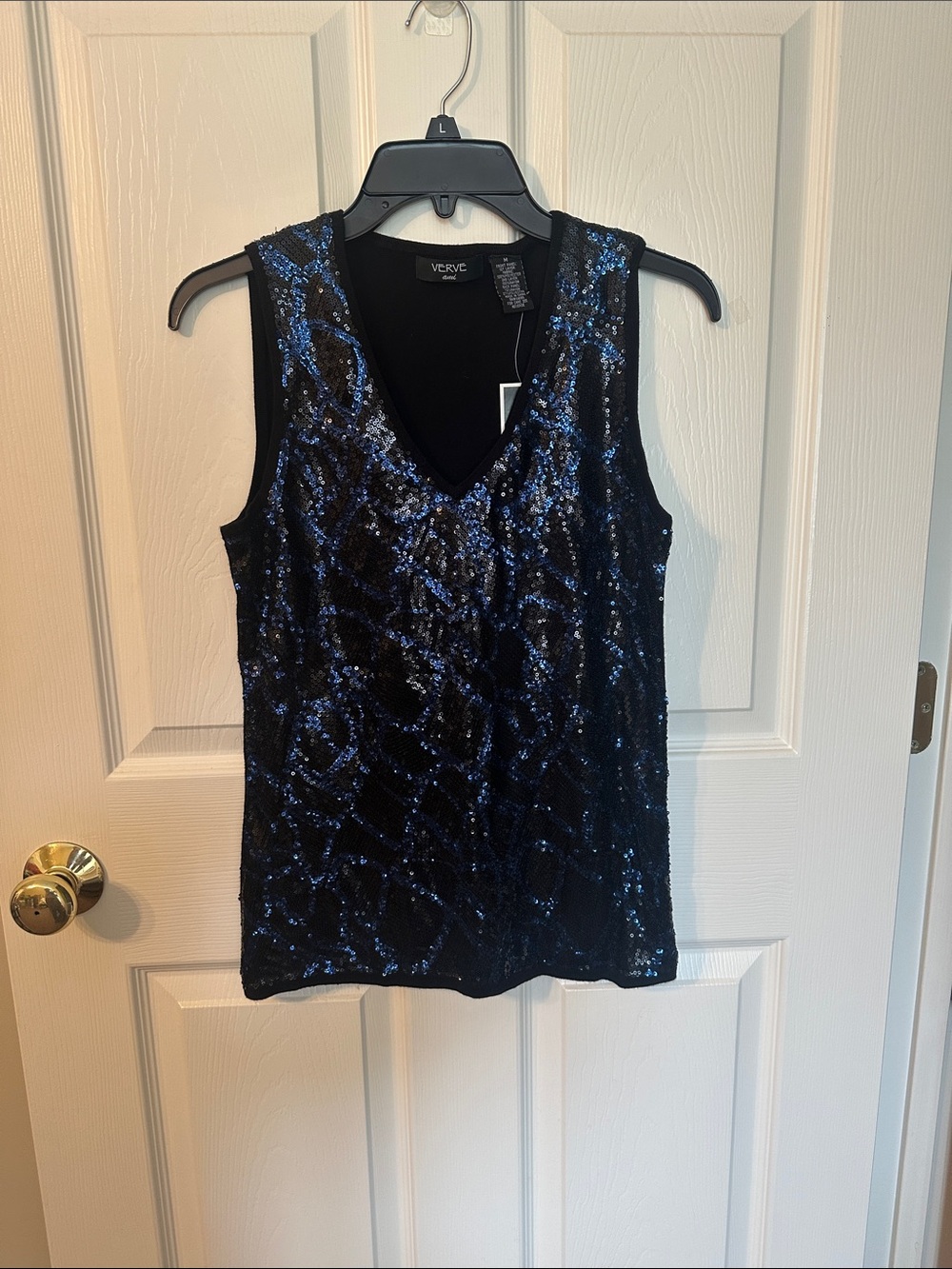 NWT Verve sequined top